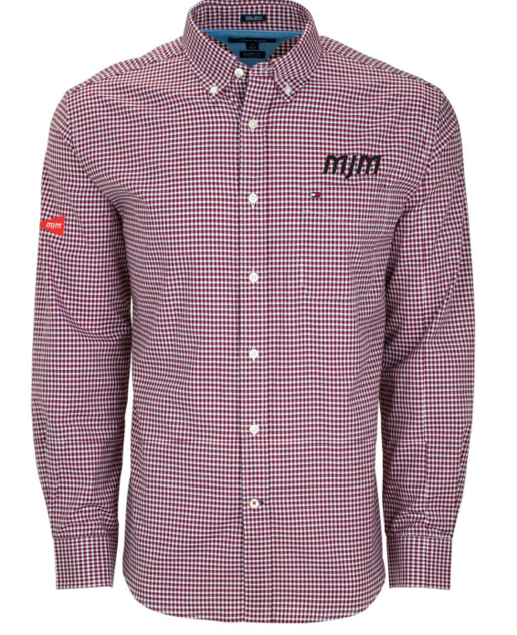 MJMS15 Tommy Hilfiger Gingham Button-Down Shirt